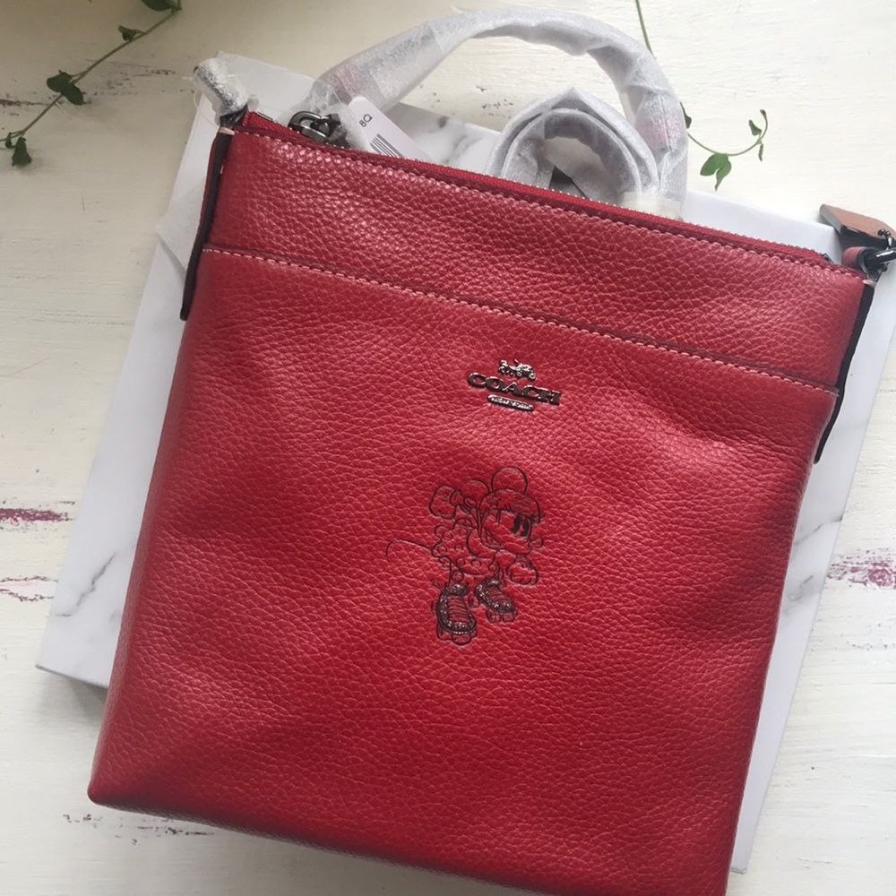 NEW Coach Mickey Mouse Cross body